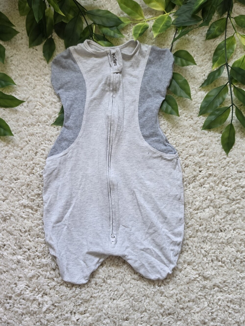 Baby Boy Two Toned Grey Kidiro Swaddle (Newborn)